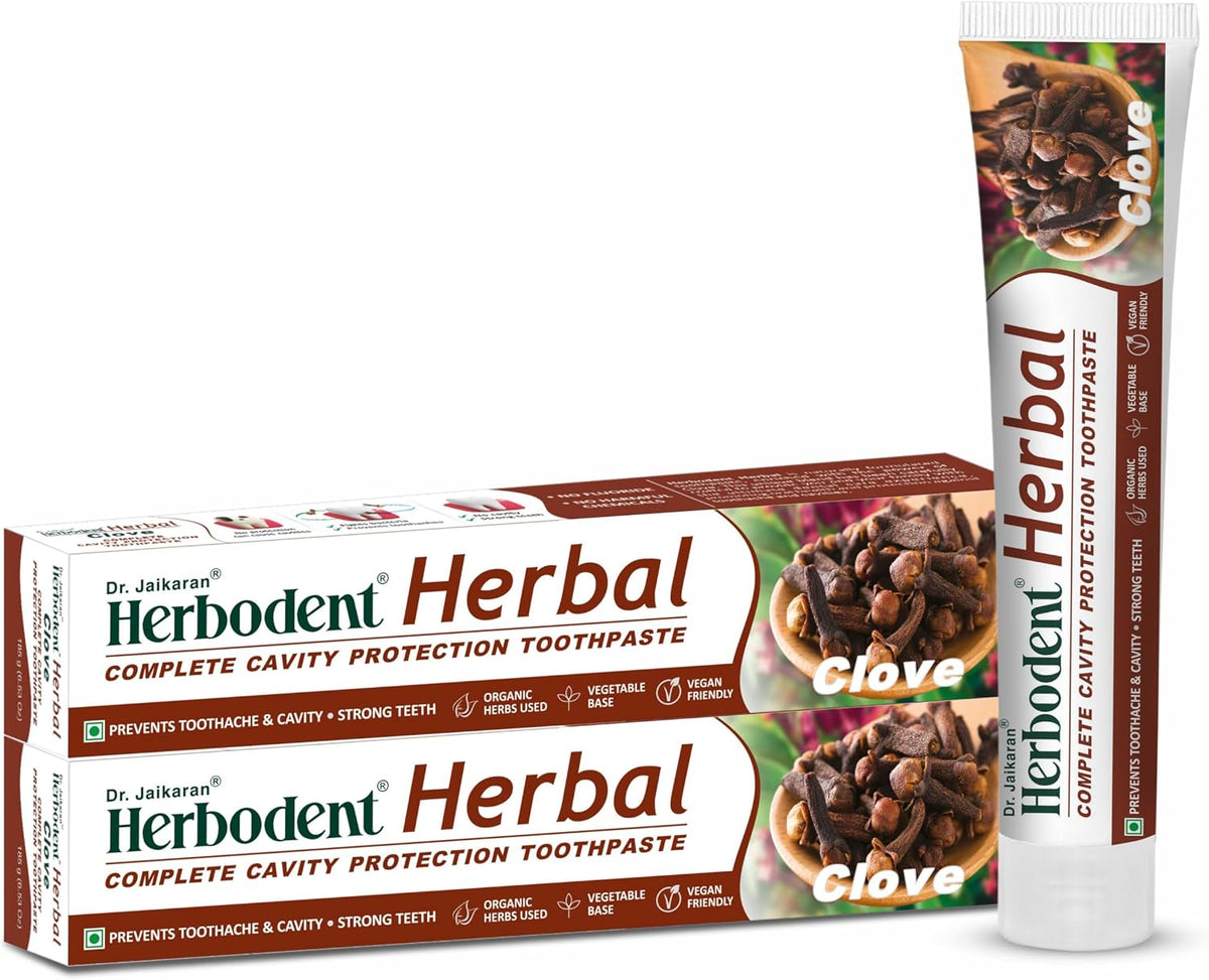 Herbodent Herbal Clove Toothpaste – 185g (6.53 oz)