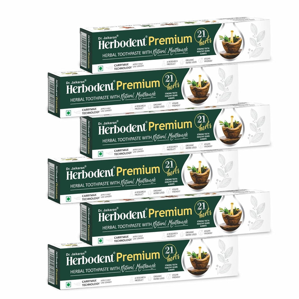 Herbodent® Premium Herbal Toothpaste with 21 Herbs & Natural Mouthwash