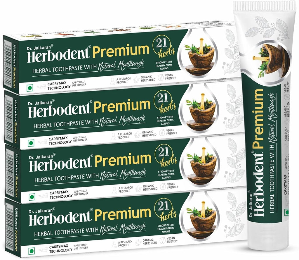 Herbodent® Premium Herbal Toothpaste with 21 Herbs & Natural Mouthwash