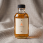 JAR 4 OZ LIGHT AMBER,BLACK CAP