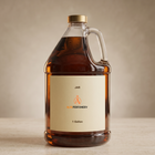 JAR 4 OZ LIGHT AMBER,BLACK CAP